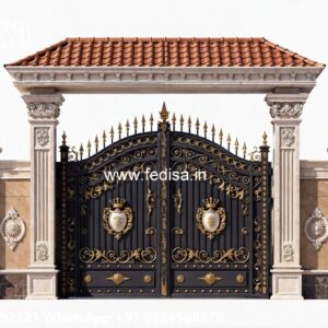Backyard Gate Design Inspiration Cement Gate Pillar Design No-1298