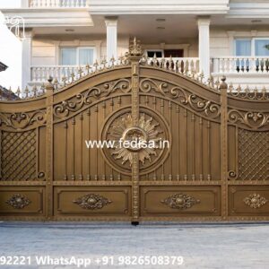Stylish Outdoor Entry Gate Designs Rajwadi Main Gate Design No-1303