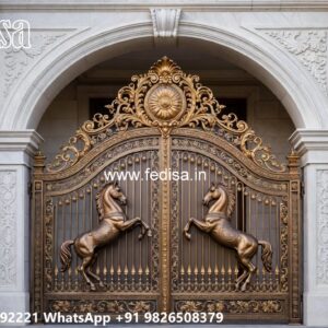 Stylish Home Gate Ideas Steel Gate Sliding Design No-1363