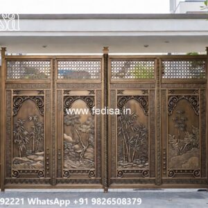 Unique Modern Gate Designs Flat Entrance Gate Design No-1402
