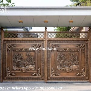 Front Entry Gate Ideas Concrete Fence And Gate Design No-1407