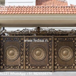 Unique Gate Ideas For Homes Main Gate Portico Design No-1424