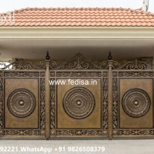 Elegant Entry Gate Ideas Main Gate Design 12 Feet No-1425