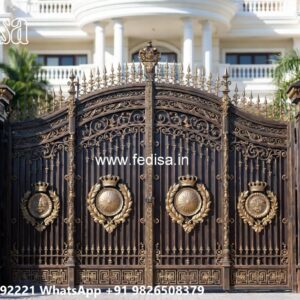 Stylish Gate Design Ideas For 2029 Main Gate Cement Design No-1461