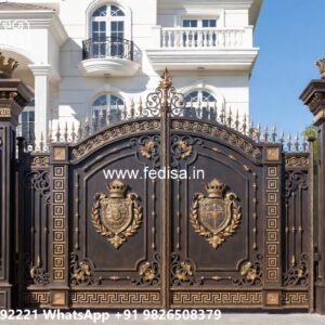 Gate Design Ideas With Modern Patterns Front Gate Wooden Design No-1470