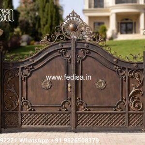 Stylish Gate Design Ideas For Entrance Simple Gate Grill Design No-1545