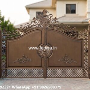 Elegant Gate Design Collection Steel Boundary Wall Railing Design No-1547