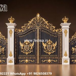 Stylish Front Gate Design Trends 2029 Rot Iron Gate Design No-1590