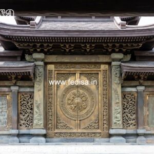 Stylish Main Gate Design For Modern Houses Wooden Gate Door Design No-1651