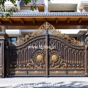 Eye-catching Gate Designs For Front Yard Iron Chadar Gate Design No-1696