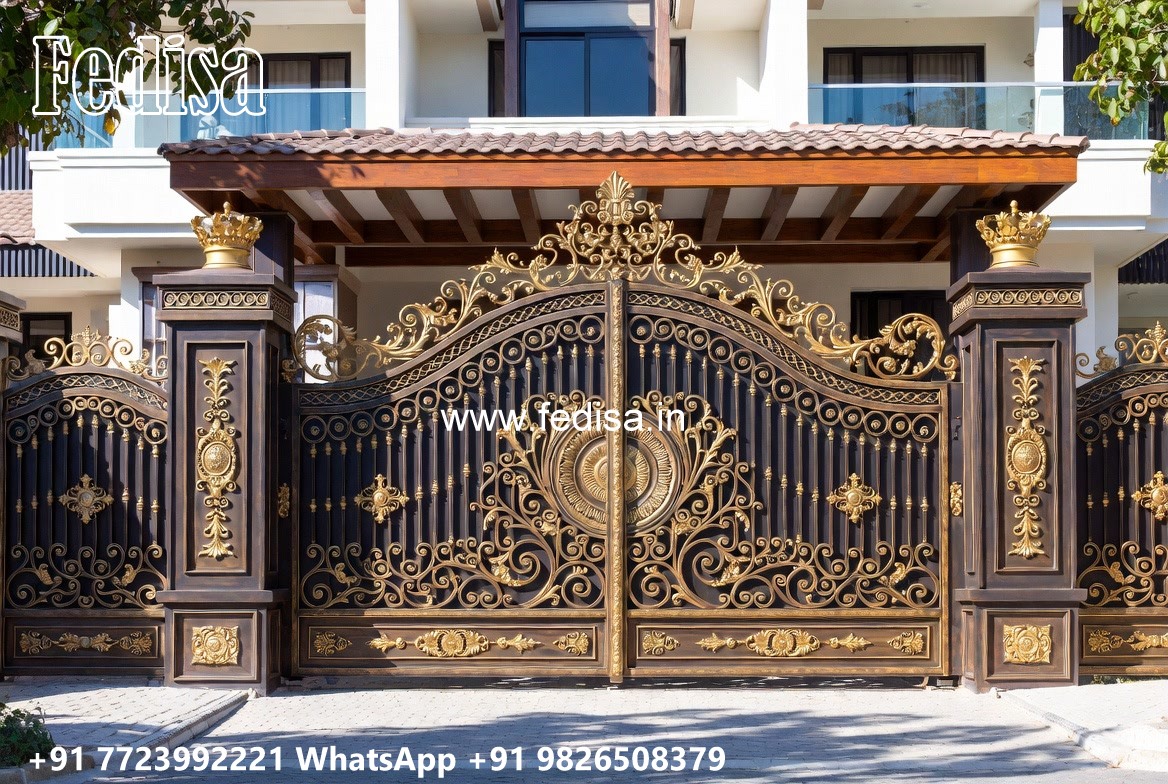 Stylish Sliding Gate Design Ideas Mdf Gate Design No-1707