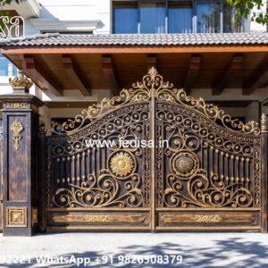 Stylish Outdoor Entry Gate Designs Rectangular Gate Design No-1715