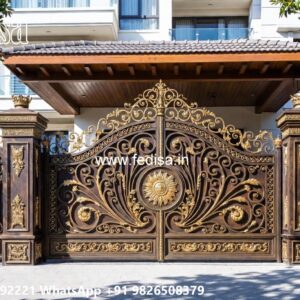 Elegant Villa Gate Design Collection Modern Iron Main Gate Design No-1723