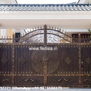 Budget Friendly Steel Gate Ideas Simple Boundary Gate No-1734