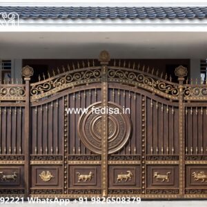 Elegant Entrance Gate Designs Gray Gate Design No-1758