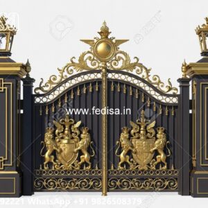 Modern Entry Gate Ideas Simple Wrought Iron Gates No-1767