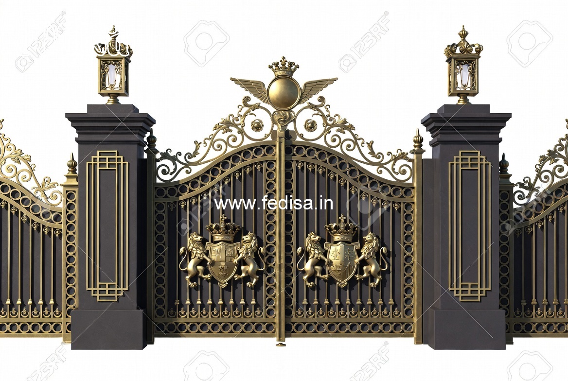 Best Gate Ideas For Home Iron Square Pipe Gate Design No-1789