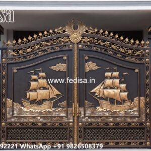 Stylish Entry Gate Design Collection Lohe Ke Gate Grill No-1855