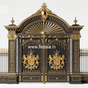 Strong And Stylish Gate Design Ideas Steel Gate Design 6 Feet No-1864