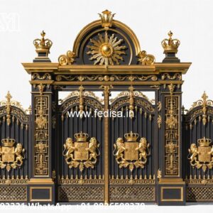 Smart Gate Design Ideas For Modern Homes Wood Gate Color Design No-1868