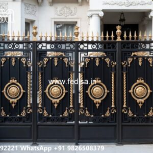 Stylish Gate Design Ideas For Villas Double Door Room Gate Design No-1930