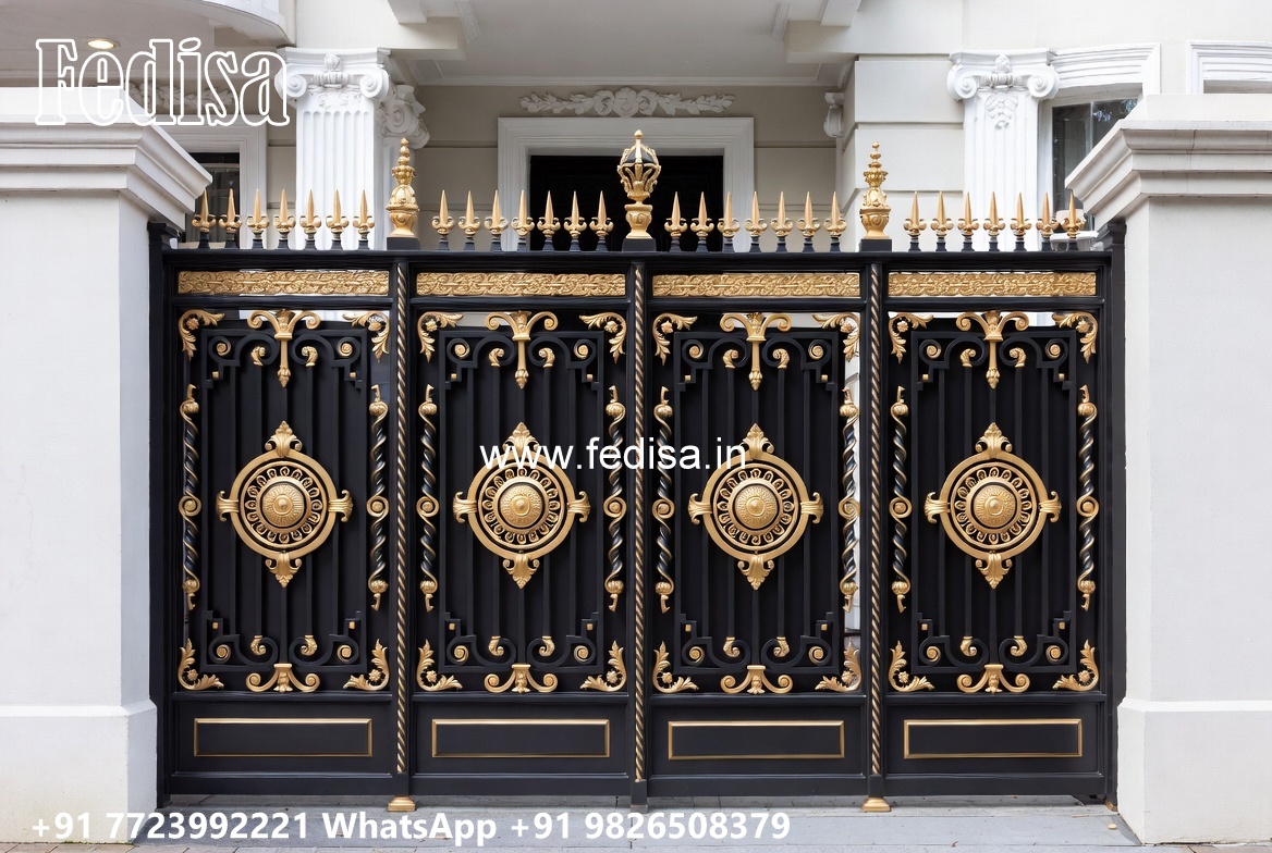 Amazing Entry Gate Design Ideas Compound Wall Main Gate Design No-1952