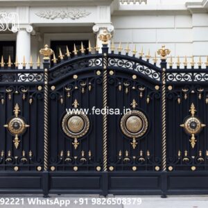 Creative Gate Design Ideas For Homes Square Pipe Sliding Gate Design No-1954