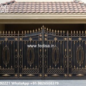 Creative Front Gate Design Inspiration Steel Grill Gate Price No-1996