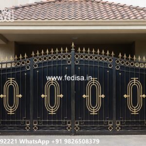 Trending Gate Design Ideas Collection One Side Iron Gate Design No-2005