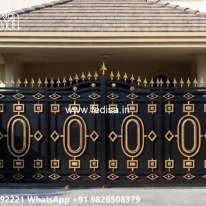 Decorative Gate Design Ideas For Entryway Round Shape Main Gate Design No-2012