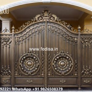 Simple Gate Design Ideas Collection Steel Boundary Gate Design No-2055