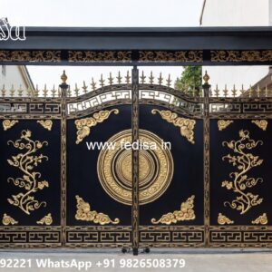 Elegant Wooden Gate Design For Entryways Geometric Gate Design No-2089