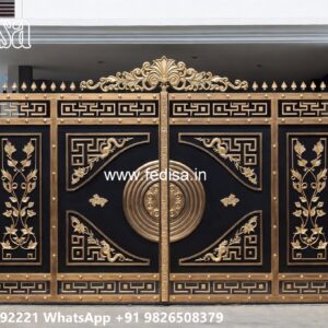 Fancy Gate Design Ideas For Modern Houses 8 Feet Iron Gate Design No-2102