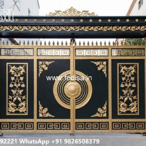 Premium Designer Gate Ideas Overhead Gate Design No-2107