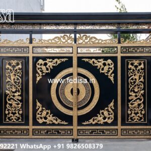Automatic Gate Design Trends Main Gate With Small Door No-2112