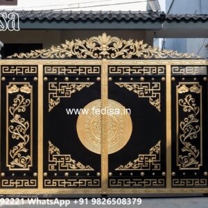 Modern Automatic Gate Designs Simple Wall Compound Gate Design No-2118