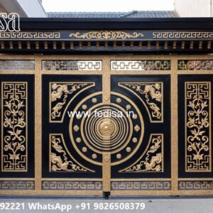Nature Inspired Gate Design Ideas Color For Main Gate Of House No-2130