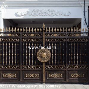 Low Budget Gate Design Ideas Cnc Sliding Gate Design No-2140
