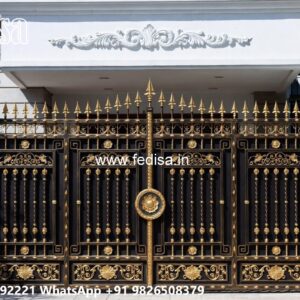 Simple Gate Design Under Budget Stainless Steel Main Gate Price No-2143