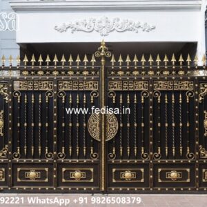Creative Front Gate Ideas Gate Design With Small Door No-2176