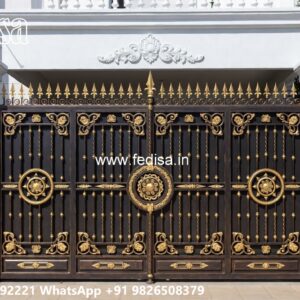 Front Gate Design Trends 2031 Double Door Grill Gate No-2180