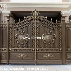 Simple And Stylish Gate Ideas Sliding Compound Gate No-2203