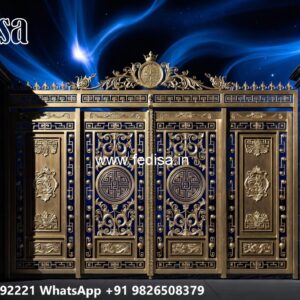 Main Gate Color Design Stylish Entrance Gate Designs No-2314