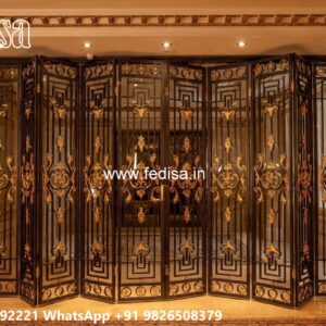 Stylish Entrance Gate Designs Main Gate Color Design No-2536