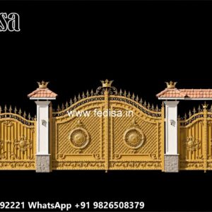 Rustic Wooden Gate Design Inspiration Main Gate Design 2026 No-023