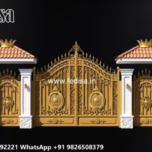 Laser Cut Steel Gate Designs Steel Gate Design For Home No-037