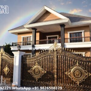 Stylish Home Gate Designs Boundary Wall Grill Design No-196