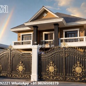 Gate Design Ideas With Modern Patterns Boundary Wall Gate No-234