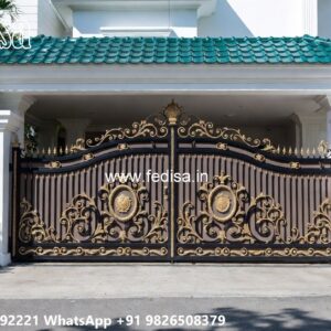 Modern Gate Design Inspiration Collection Boundary Wall Gate Pillar Design No-270