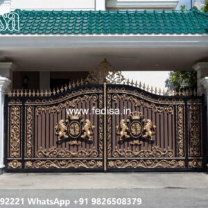 Stylish Gate Design Ideas For Houses Main Gate Ramp Design No-335